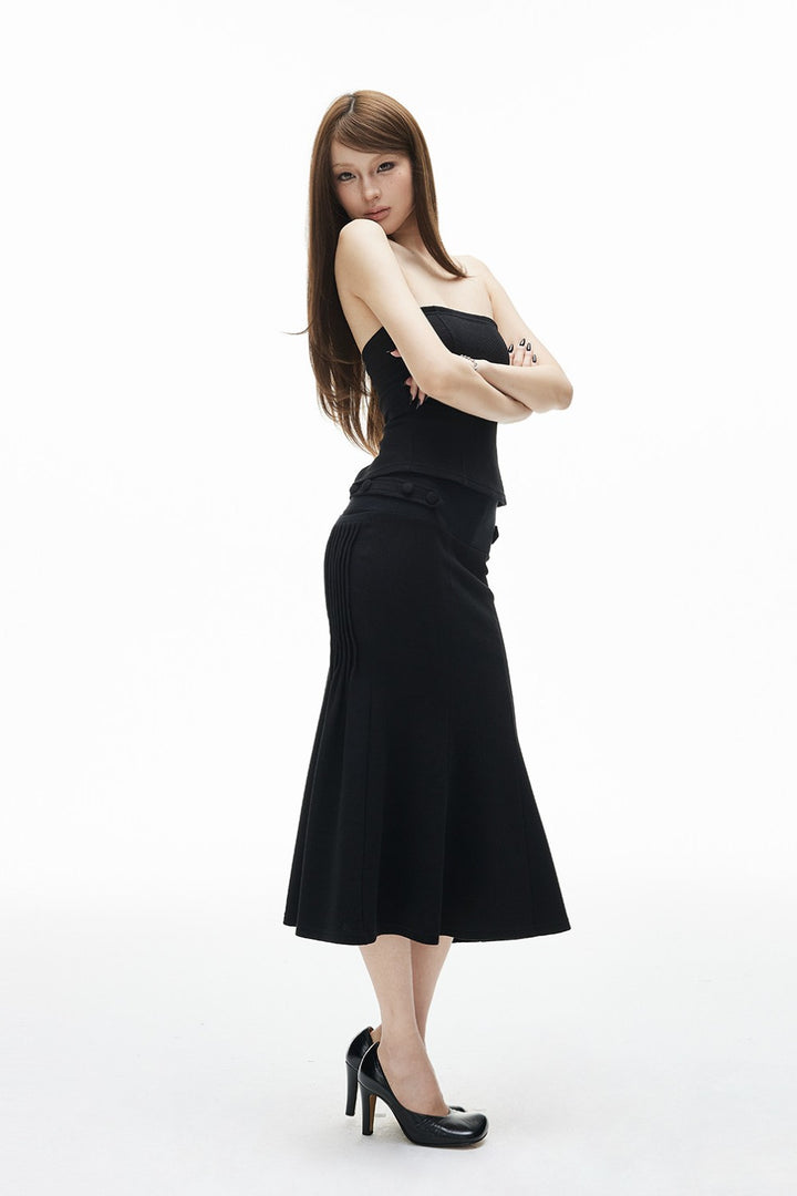 Elin Chic Fishtail Skirt