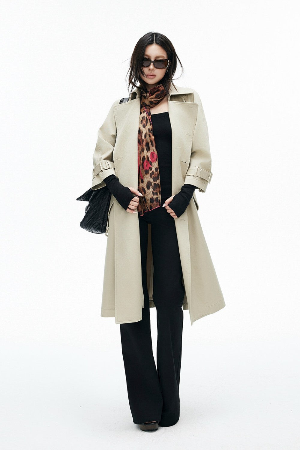 Classic Belted Trench Coat