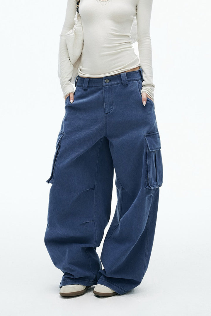 Vintage Washed Cargo Pants