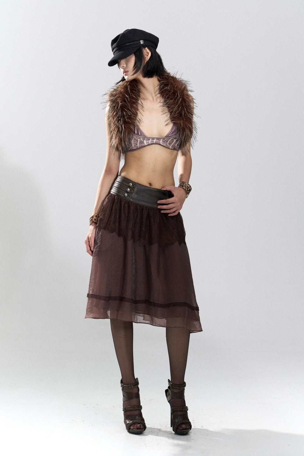 Espresso Dream Lace Skirt