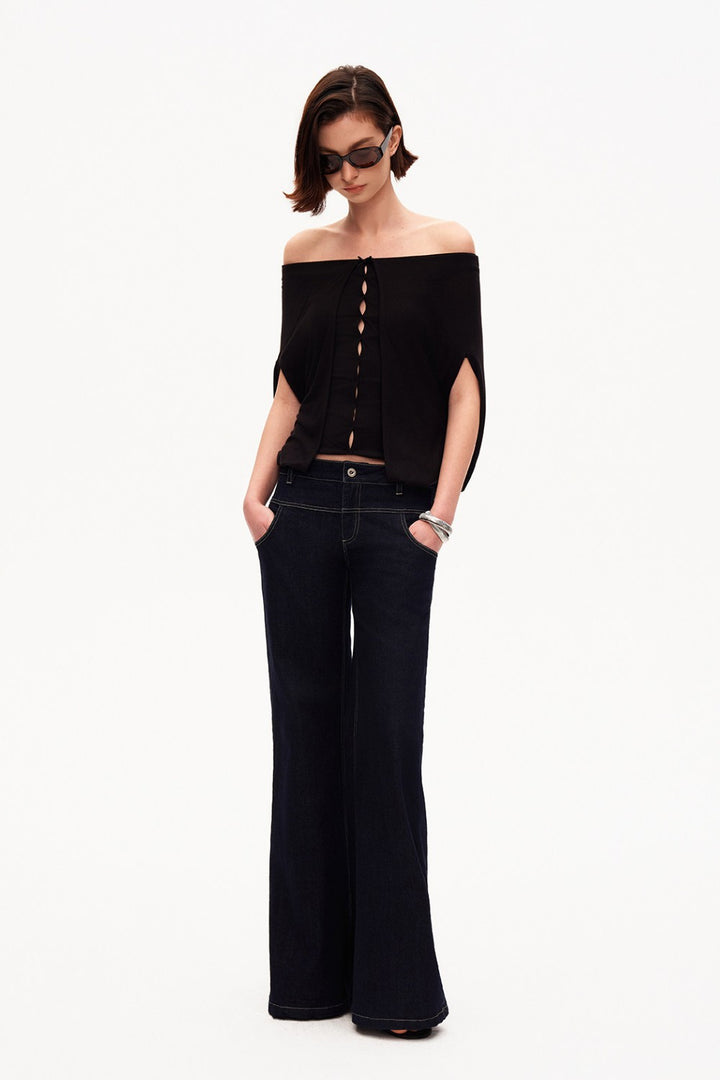 Selene Off-Shoulder Drape Top