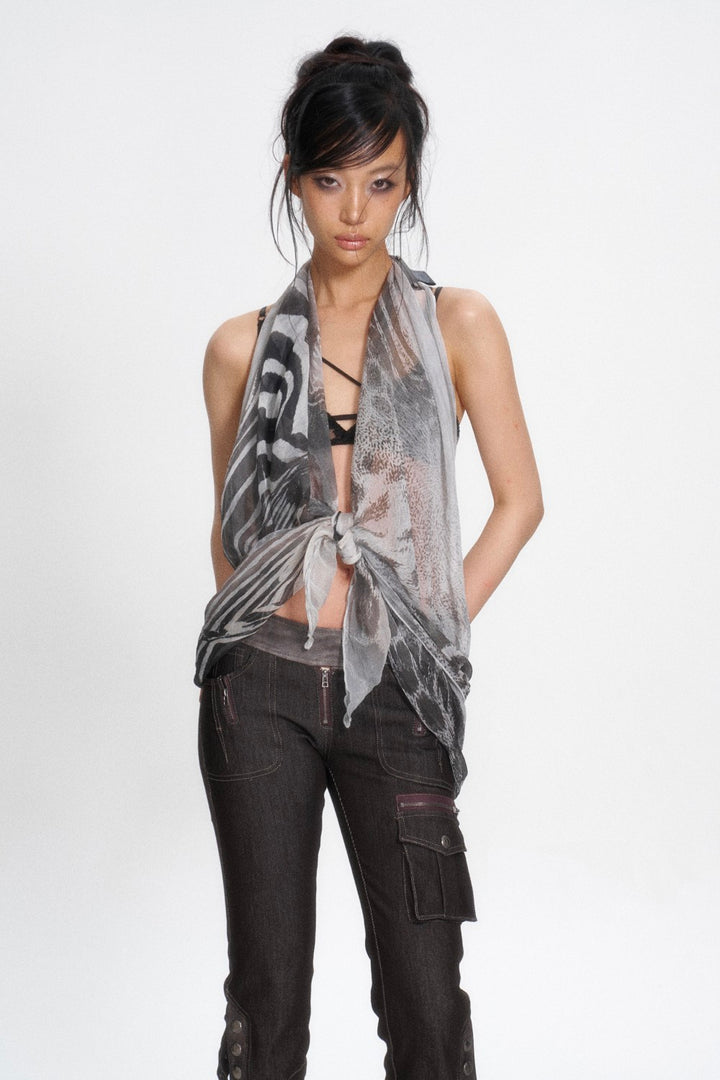 Sienna Zebra Silk Scarf