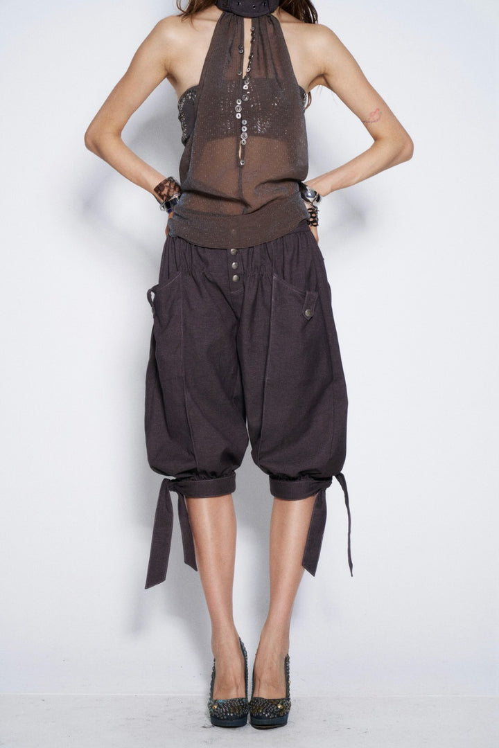 Vexa Cropped Lantern Pants