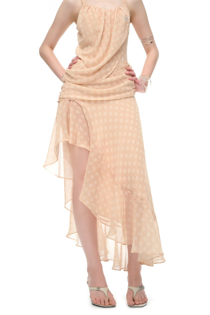 Valencia Flowy Polka Dress