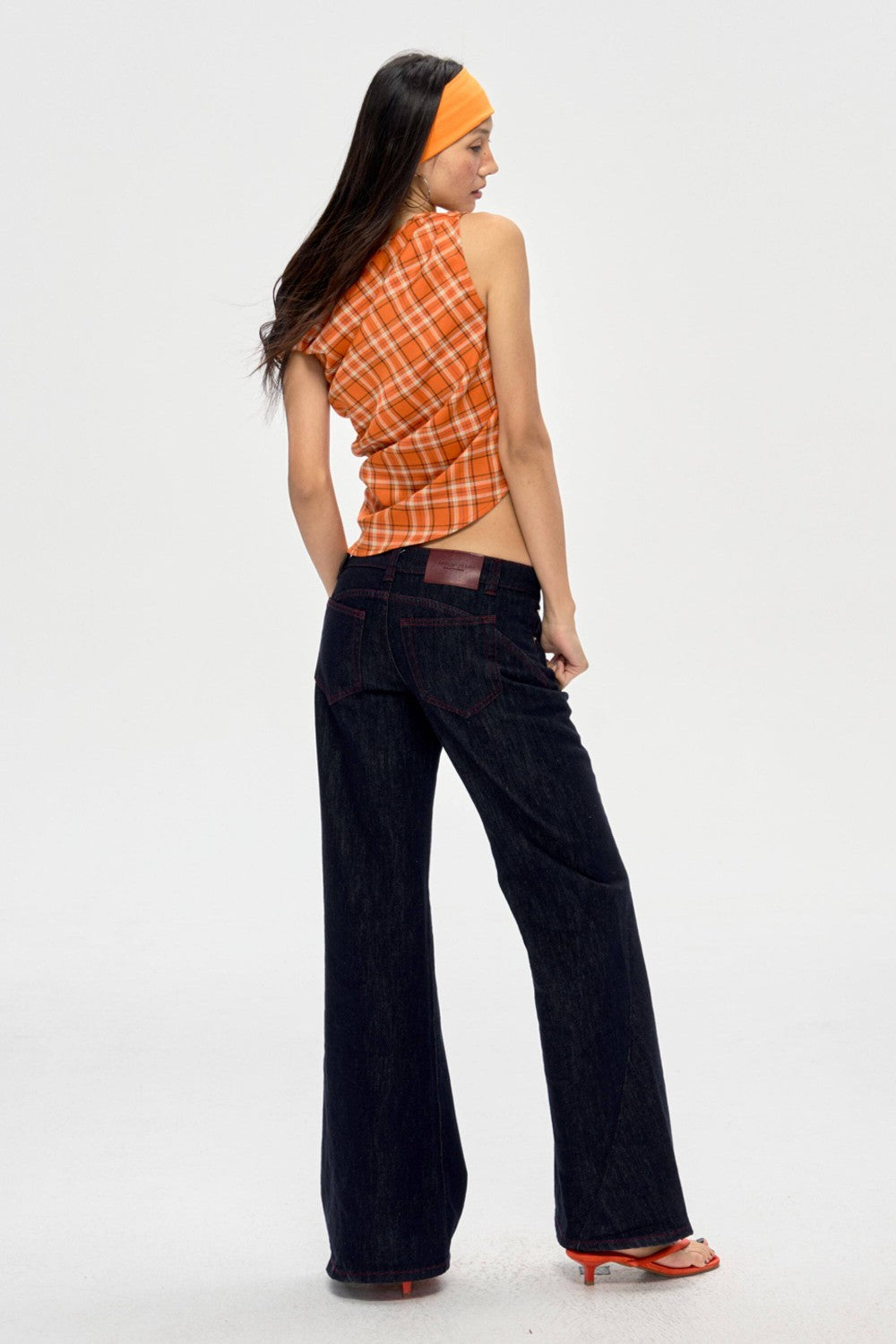 Sabrina Plaid Twist Top