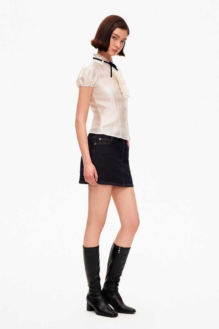 Vivienne Ivory Puff Blouse