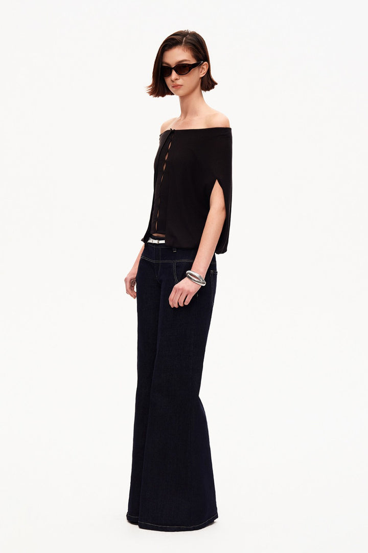 Selene Off-Shoulder Drape Top