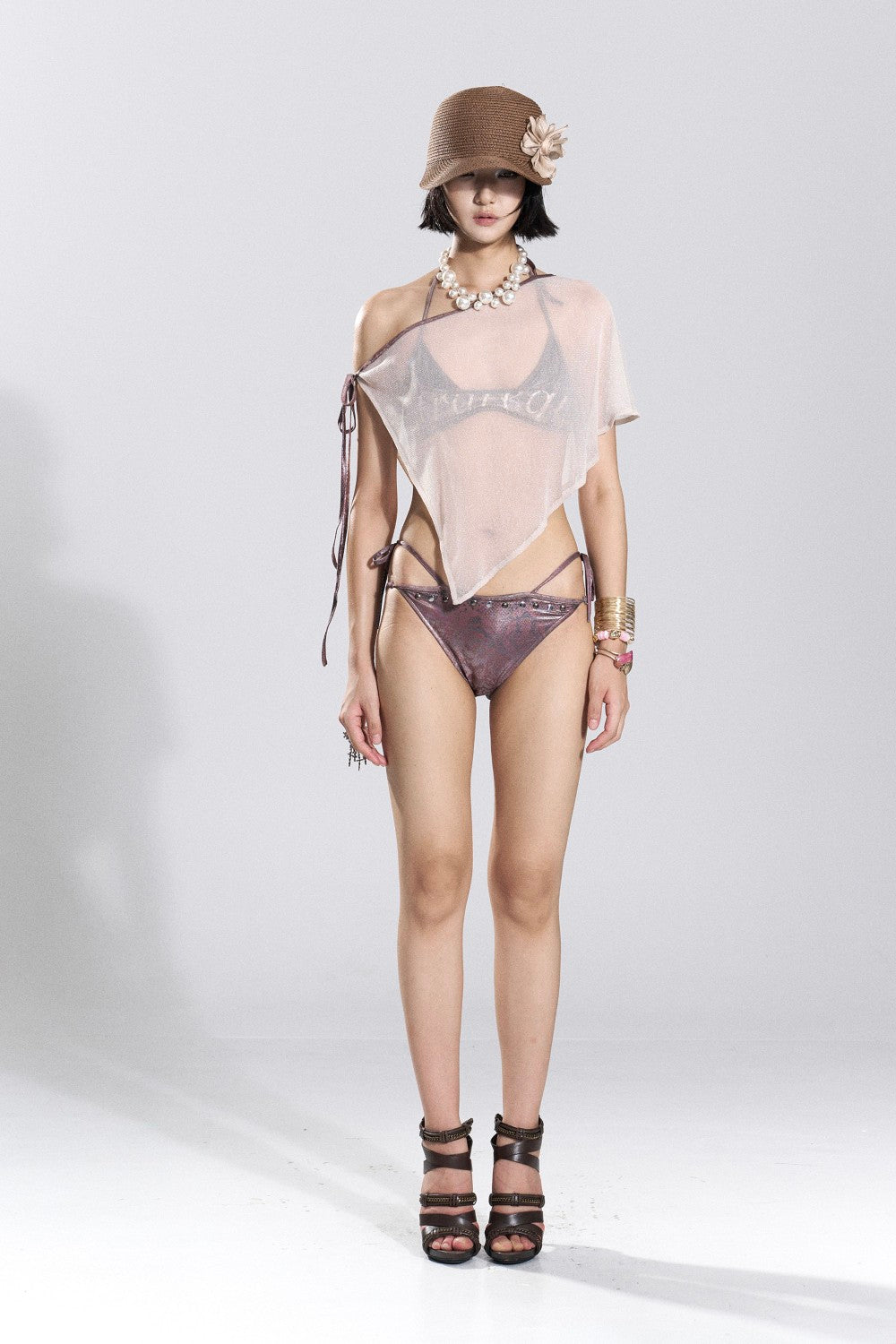 Strategy Metallic Bikini Set