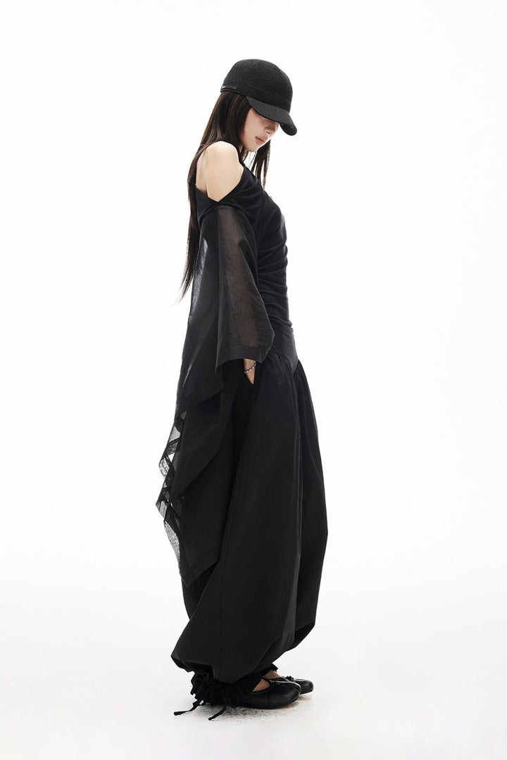 Black Swan Draped Top
