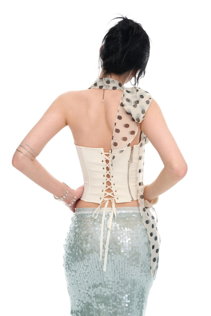 Camille Polka Charm Corset