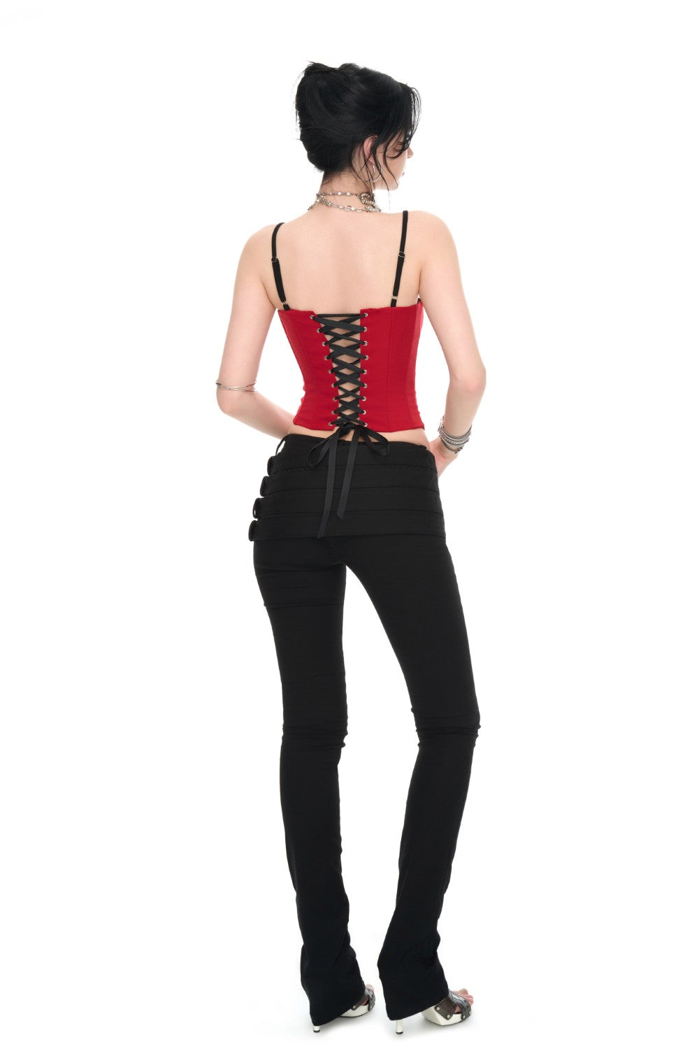 Scarlet Lace Hooked Corset