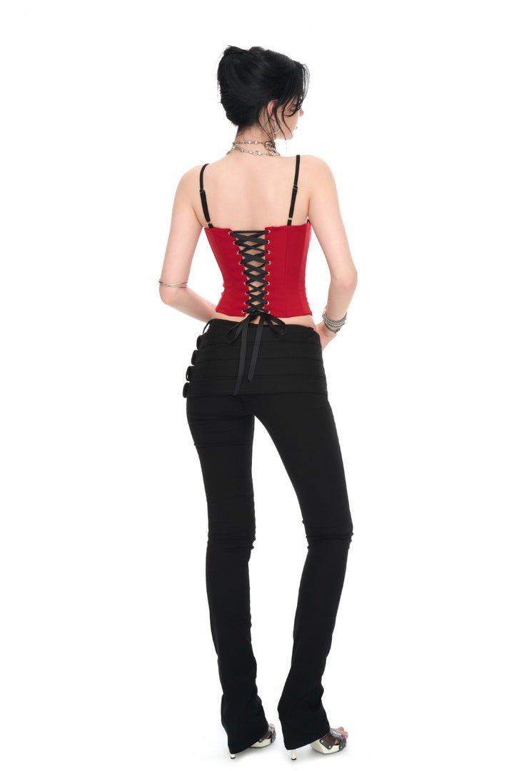 Scarlet Lace Hooked Corset