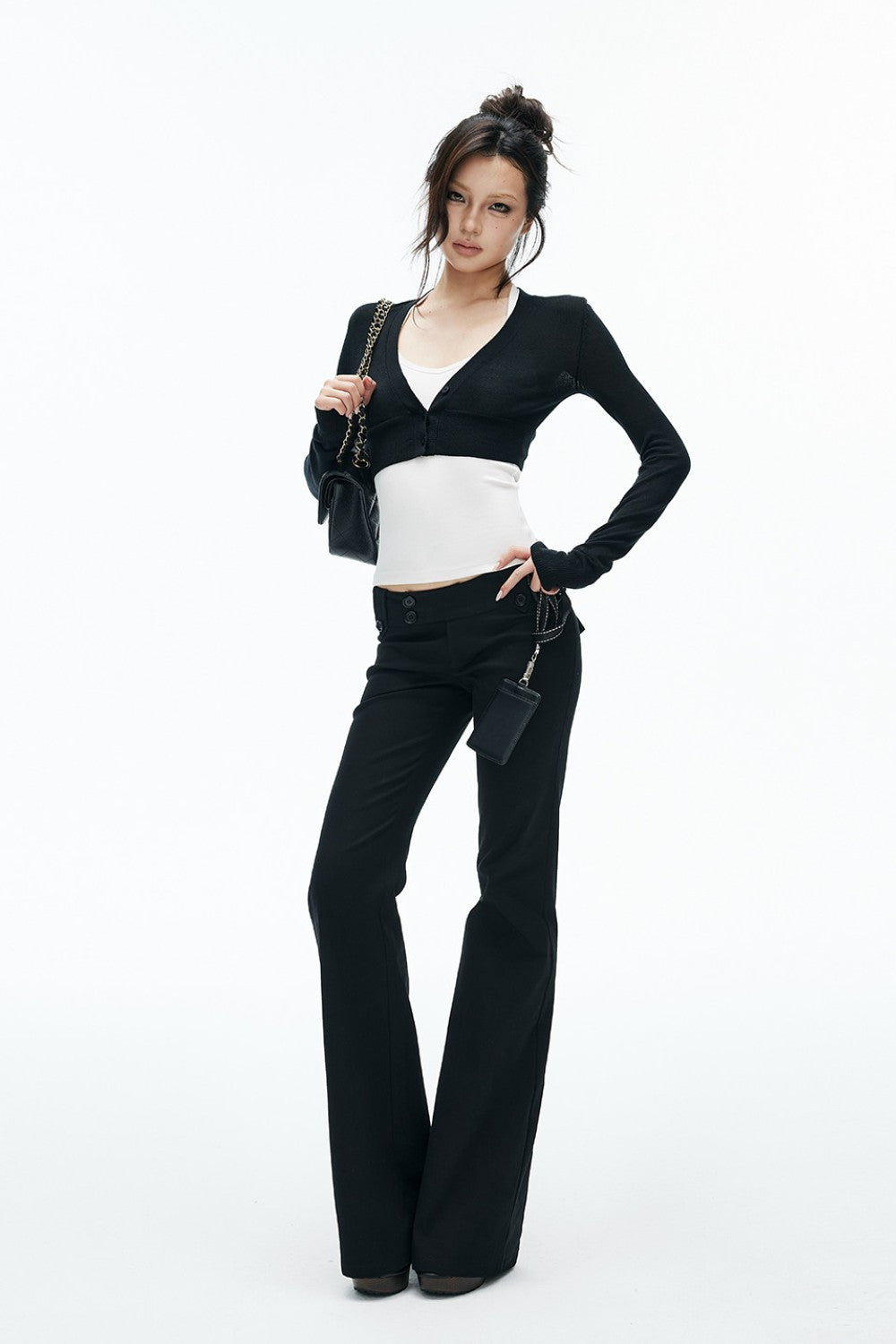 Kaia Cropped Knit Cardigan