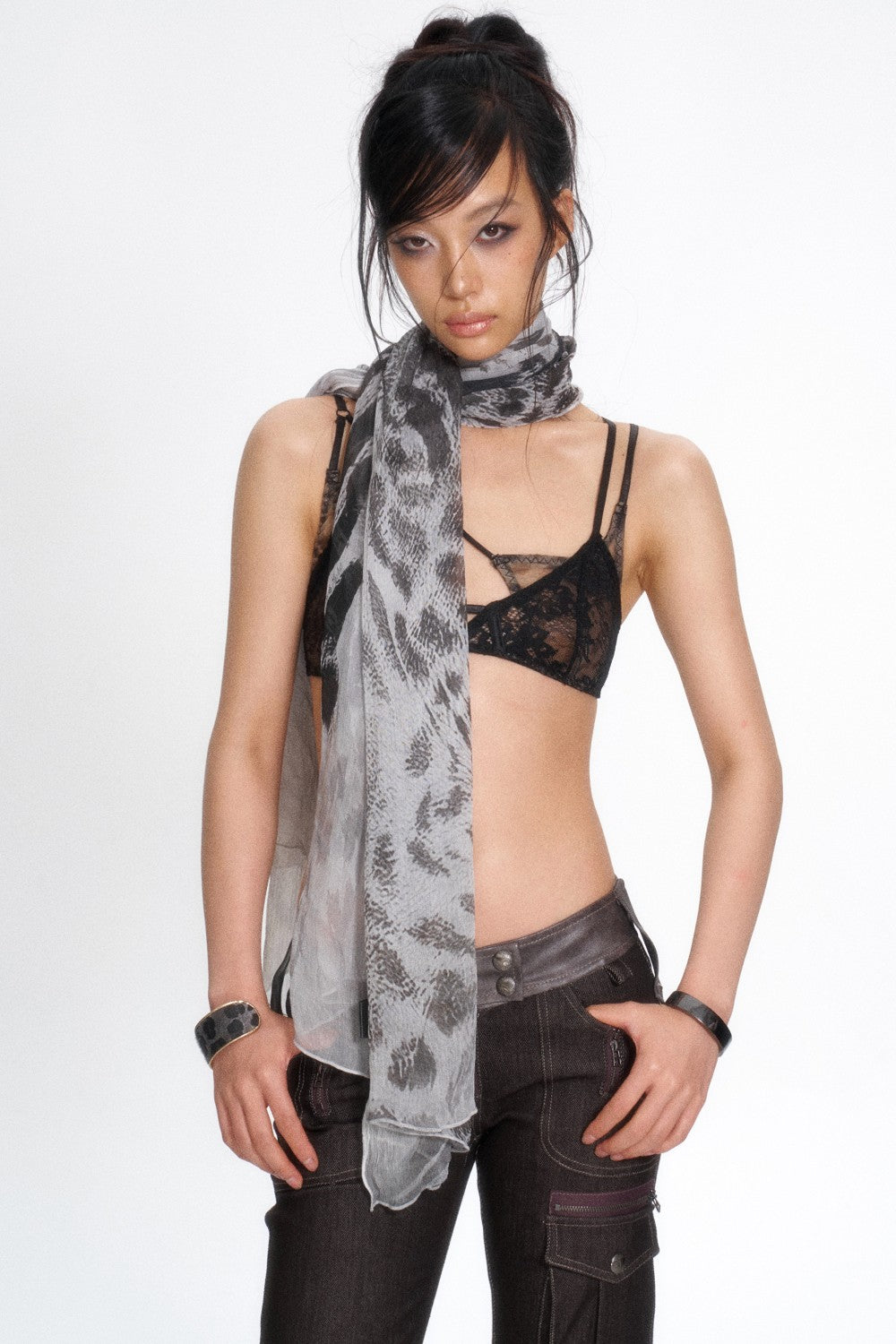Sienna Zebra Silk Scarf