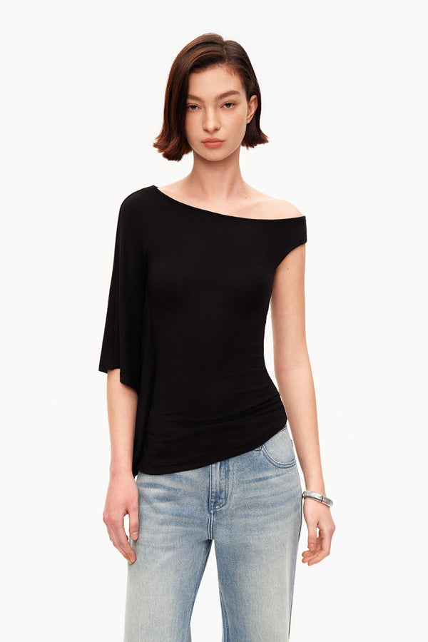 Sienna Asymmetrical Knit Shirt