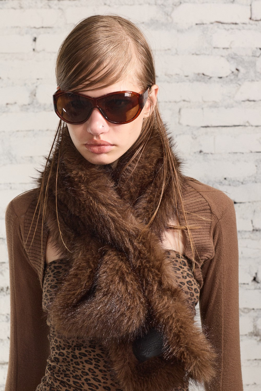 Vintage Fur Mink Scarf