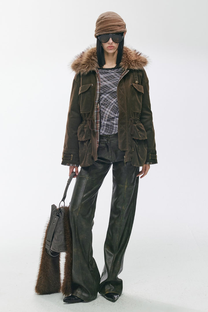 Brown Milo Utility Coat