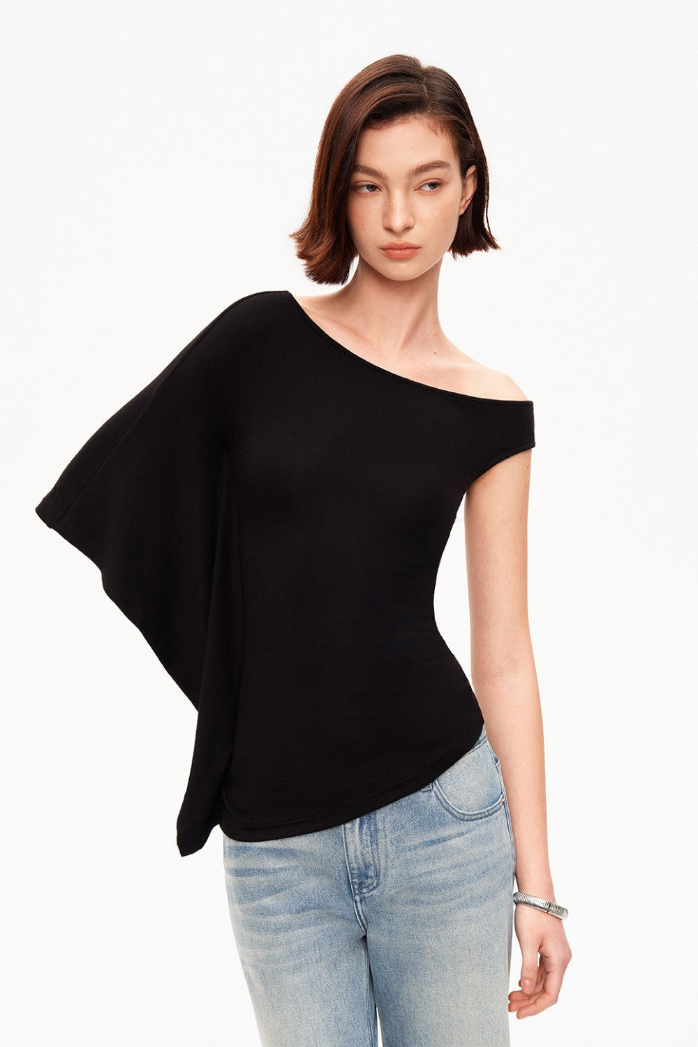 Sienna Asymmetrical Knit Shirt