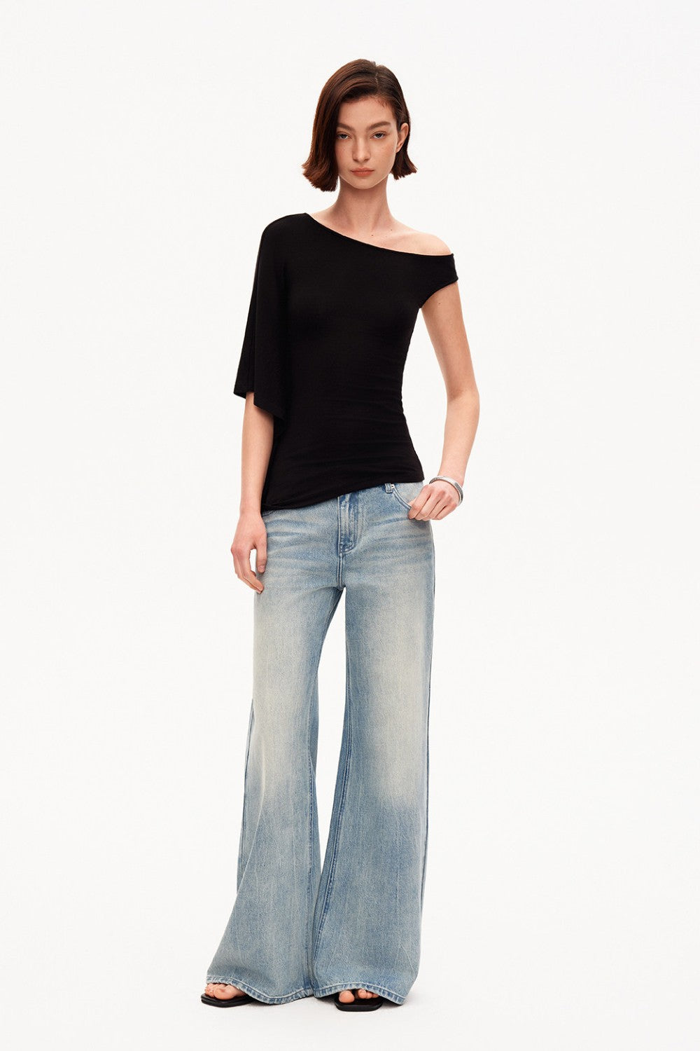 Sienna Asymmetrical Knit Shirt