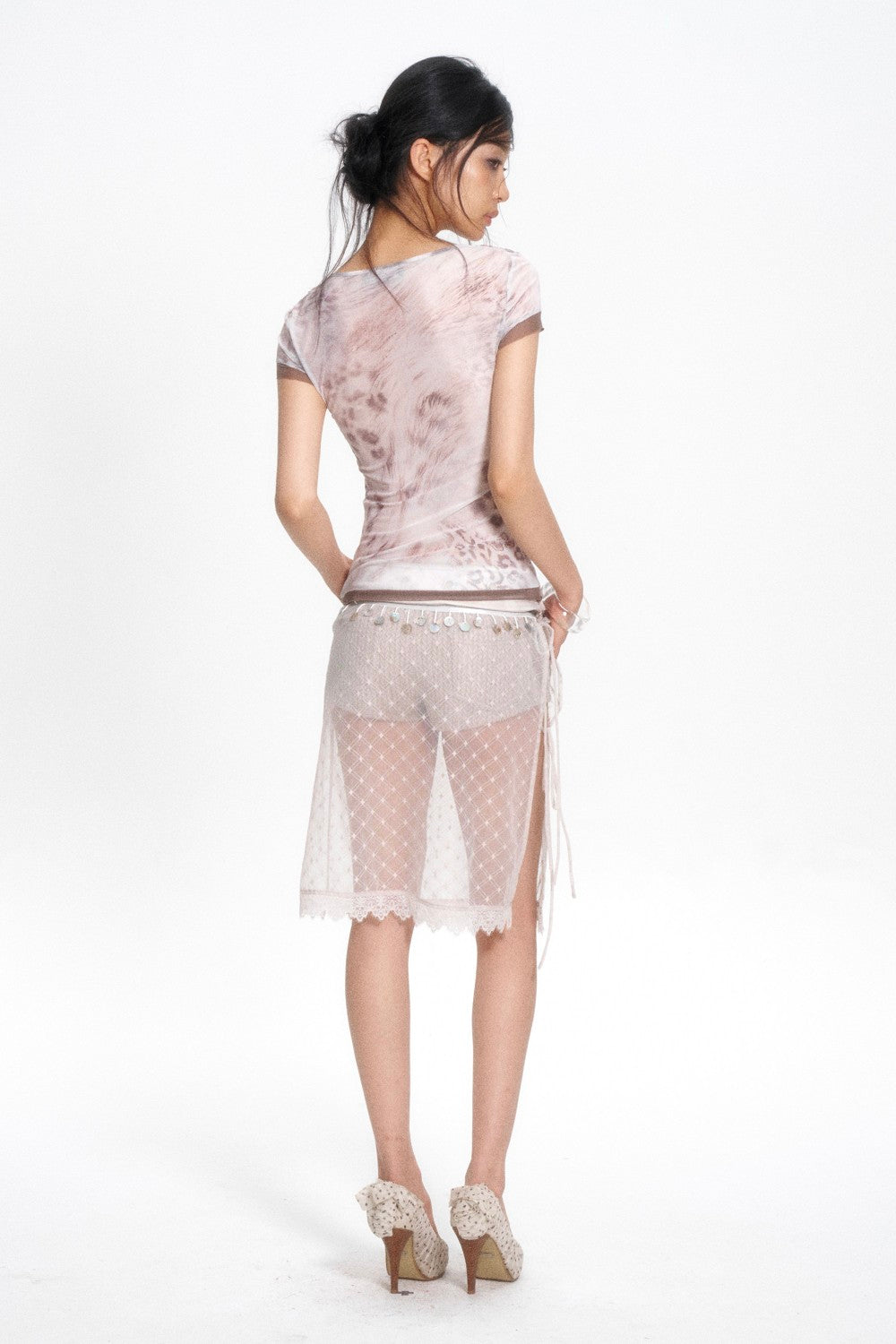 Blush Leopard Sequin Shirt