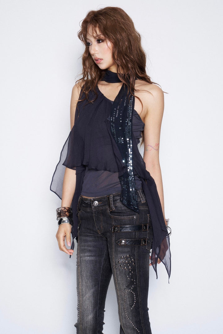 Vivienne Silk Scarf Top