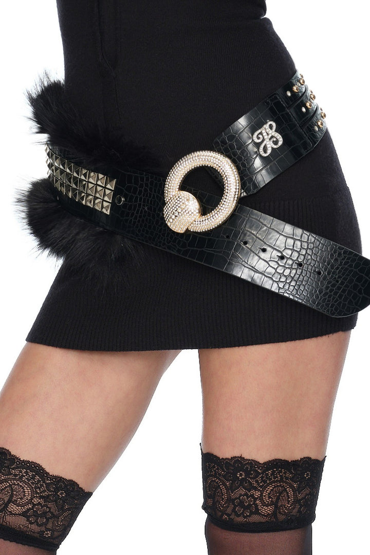 Dove Midnight Ring Belt