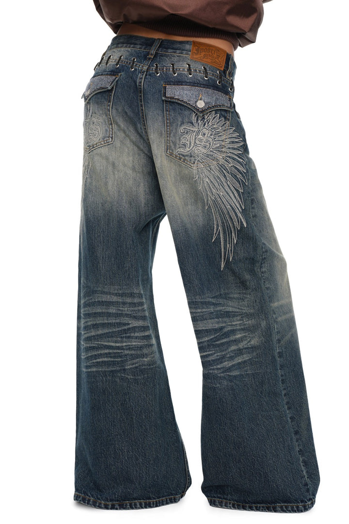 Lucia Vintage Wings Jeans