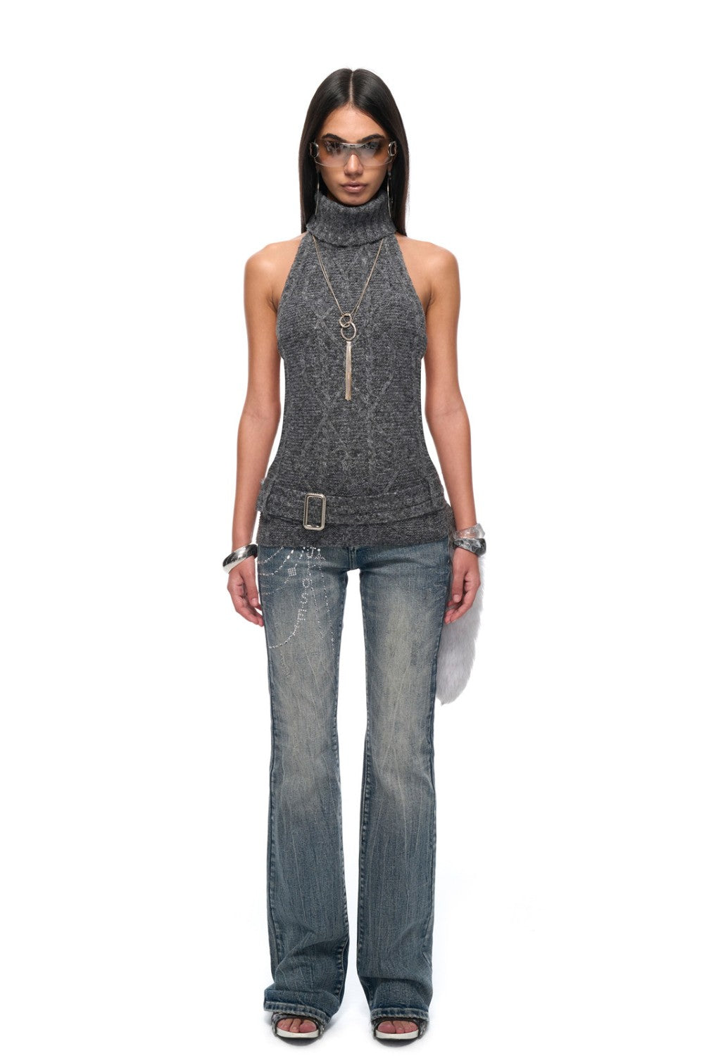 Kaia Open-Back Halter Top