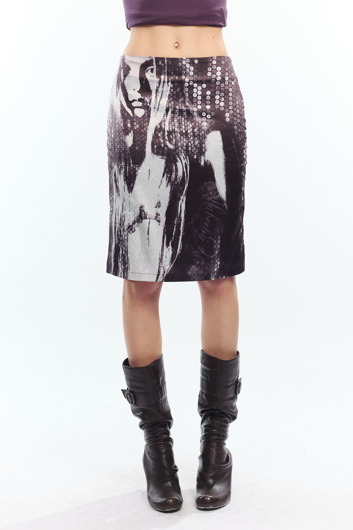 Nova Reversible Satin Skirt