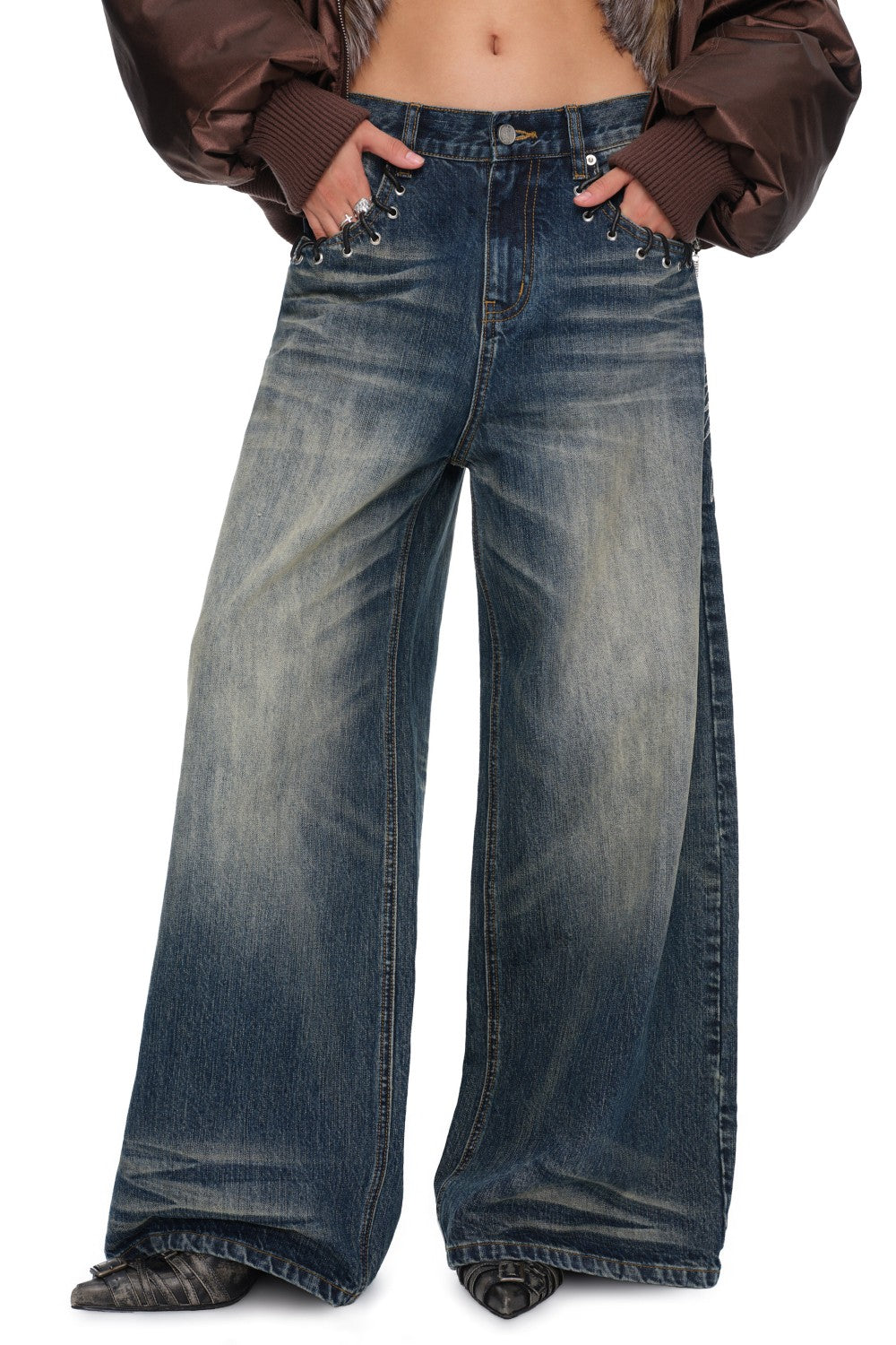Lucia Vintage Wings Jeans