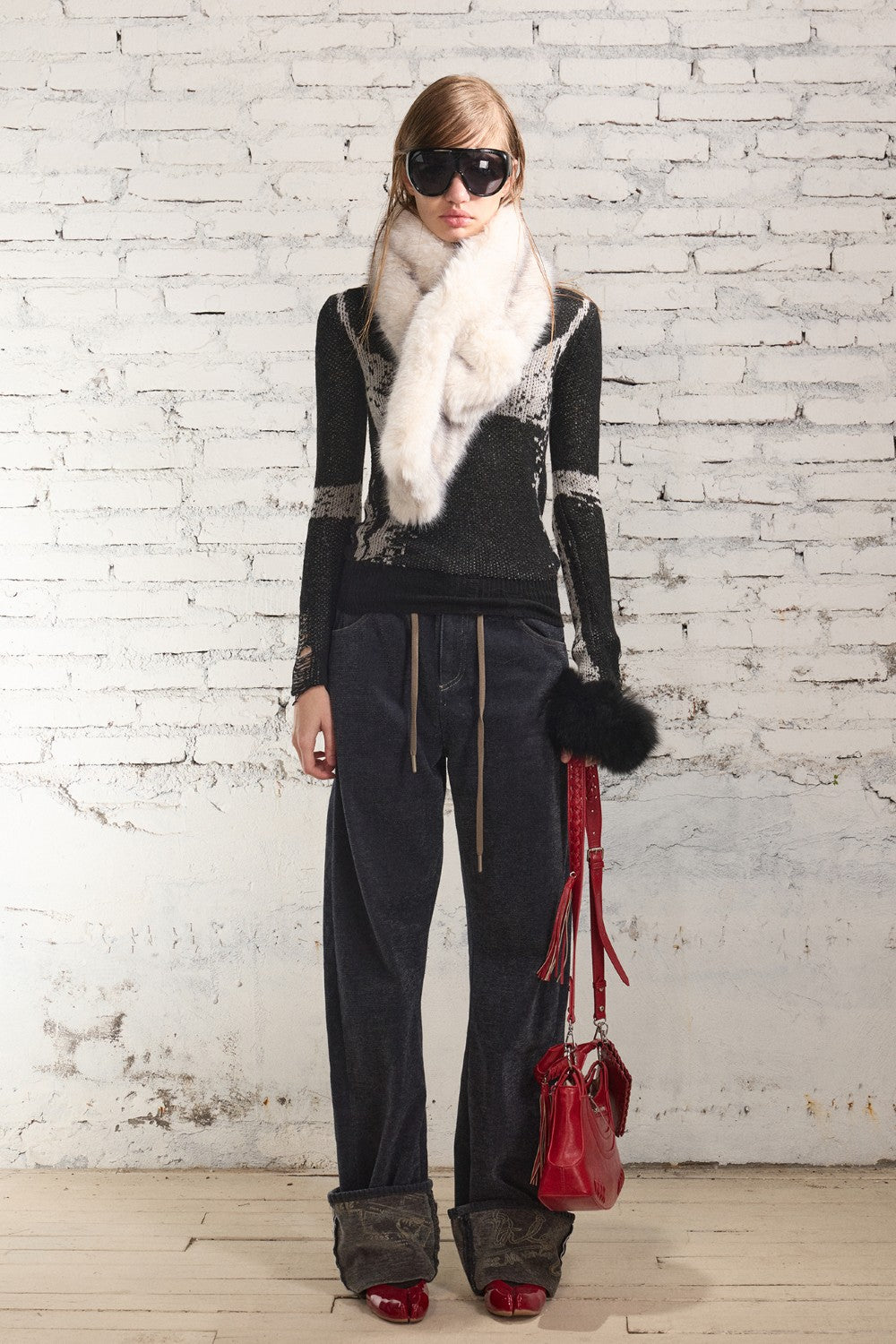 Vintage Fur Mink Scarf