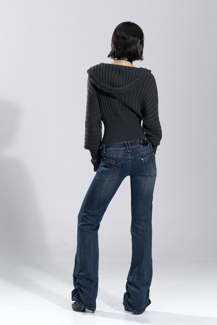 Indigo Hour Low-Rise Jeans