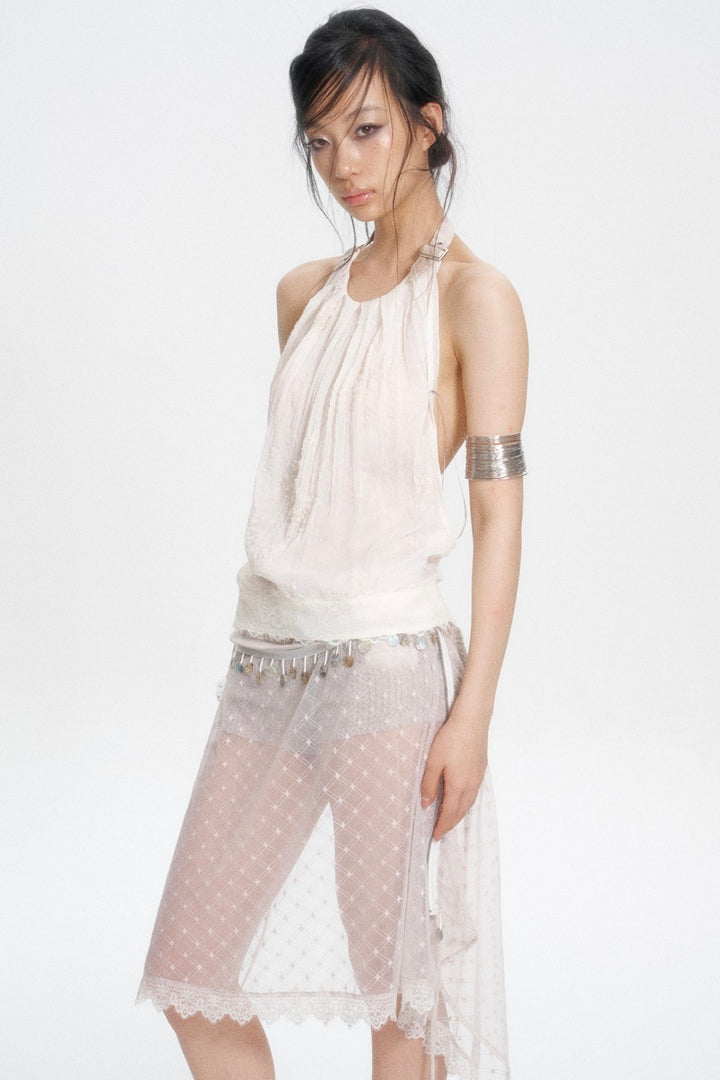Willow Lace Backless Top