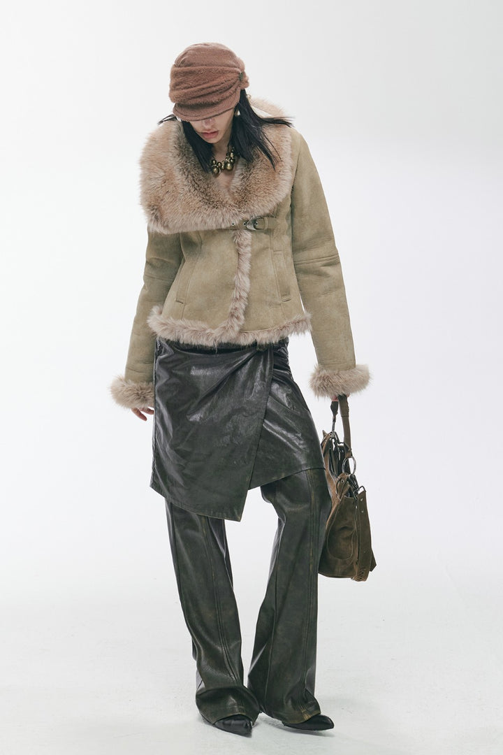 Khaki Suede Dream Coat