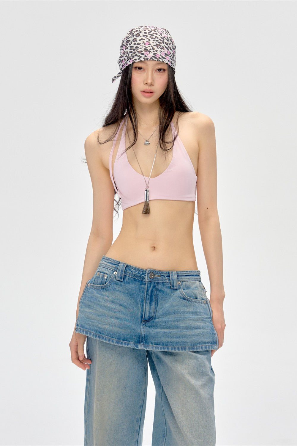 Crimson Halter Sports Bra