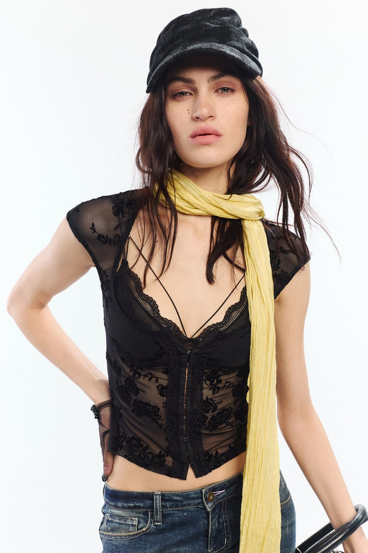 Chloe Midnight Bloom Top