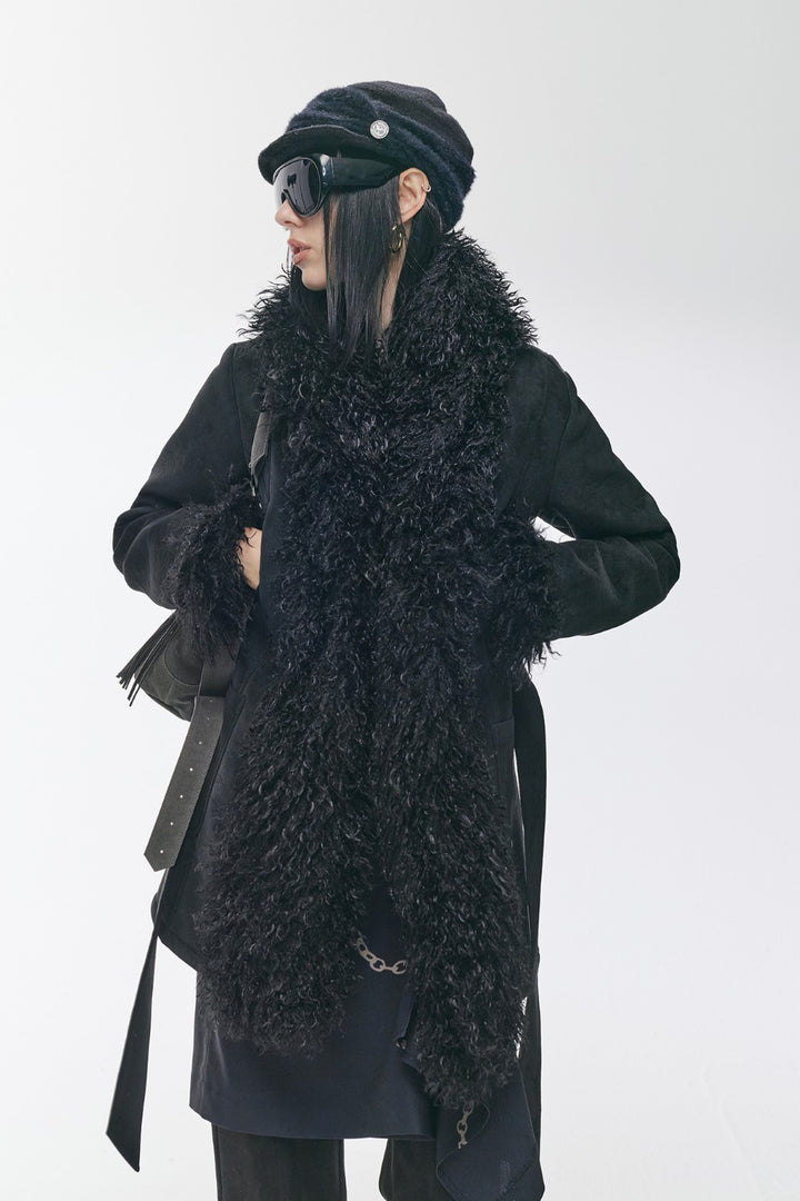 Nina Shearling Midline Coat