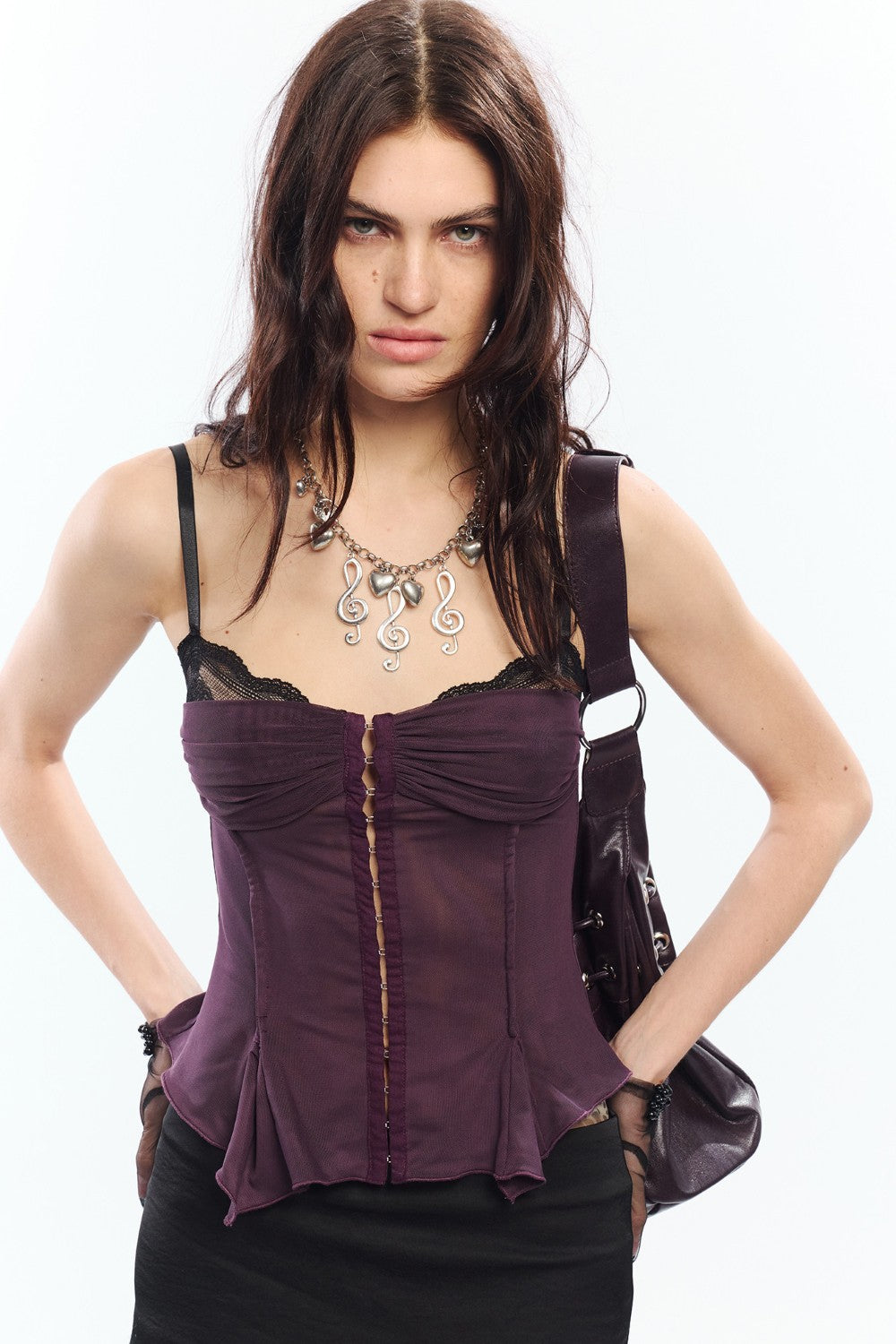 Camille Lace Corset Cami