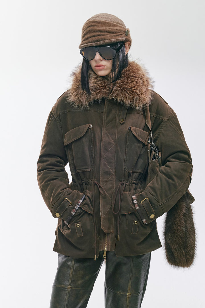 Brown Milo Utility Coat