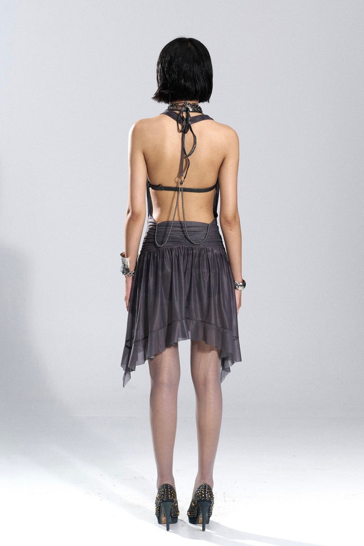 Lavender Haze Halter Dress