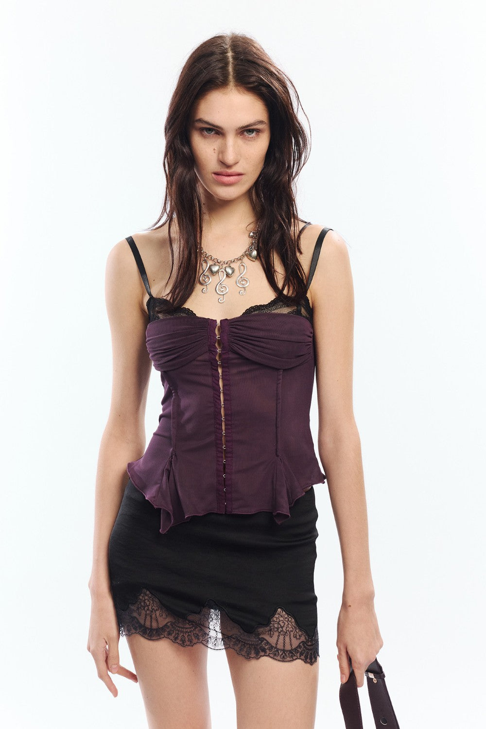 Clara Satin Charm Skirt
