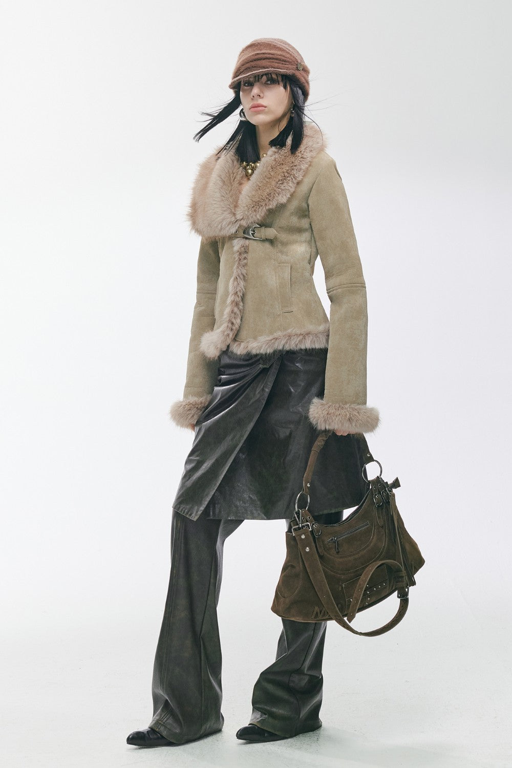 Khaki Suede Dream Coat