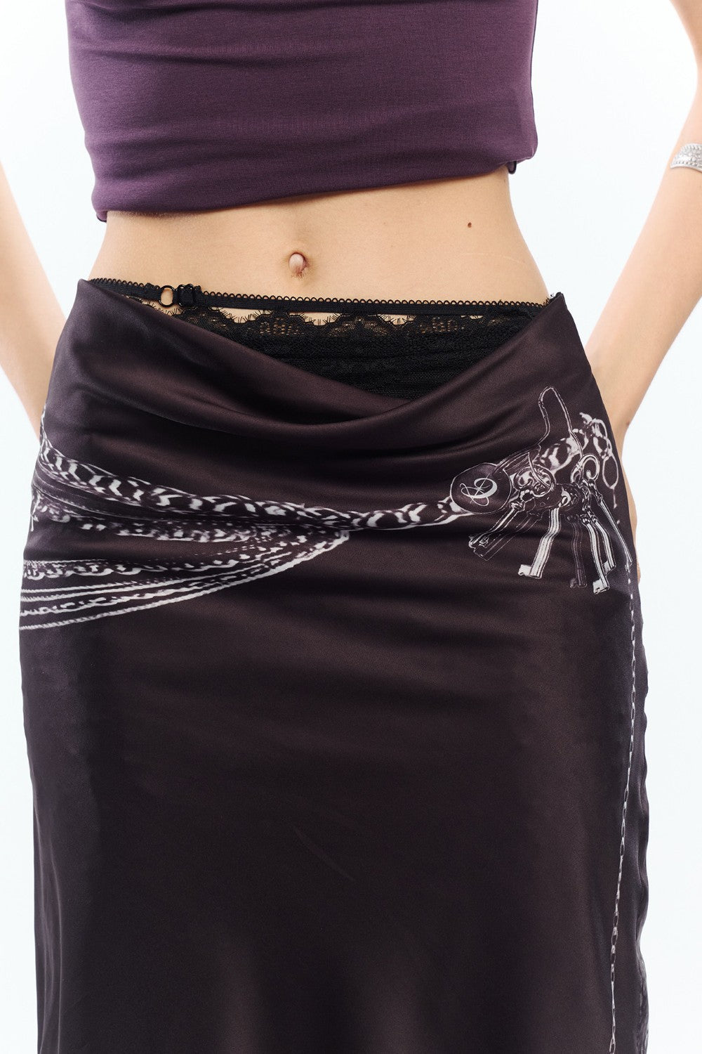 Nova Reversible Satin Skirt
