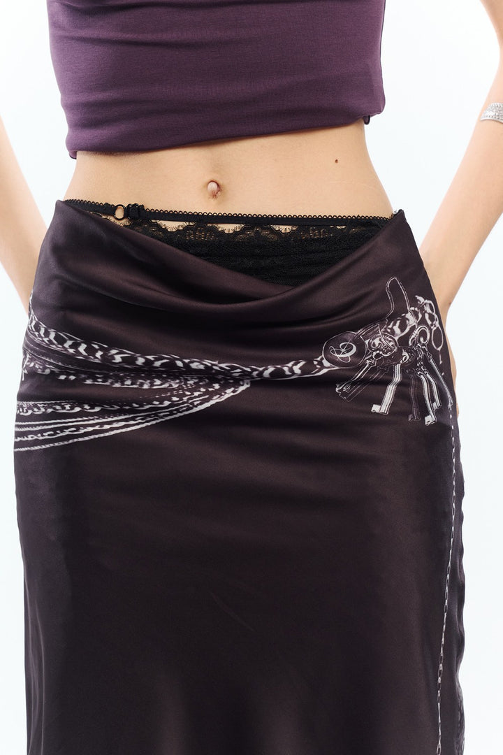 Nova Reversible Satin Skirt