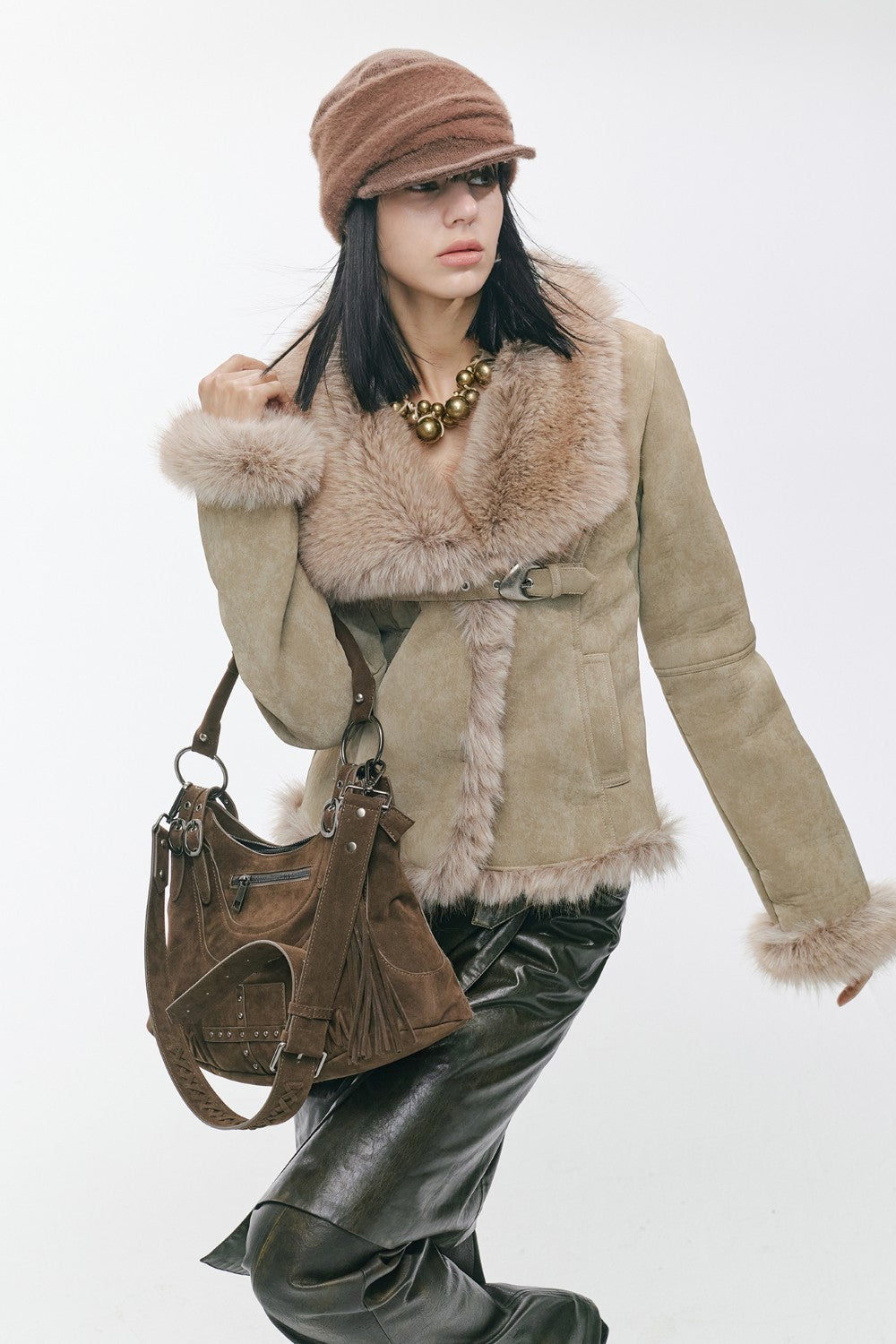 Khaki Suede Dream Coat