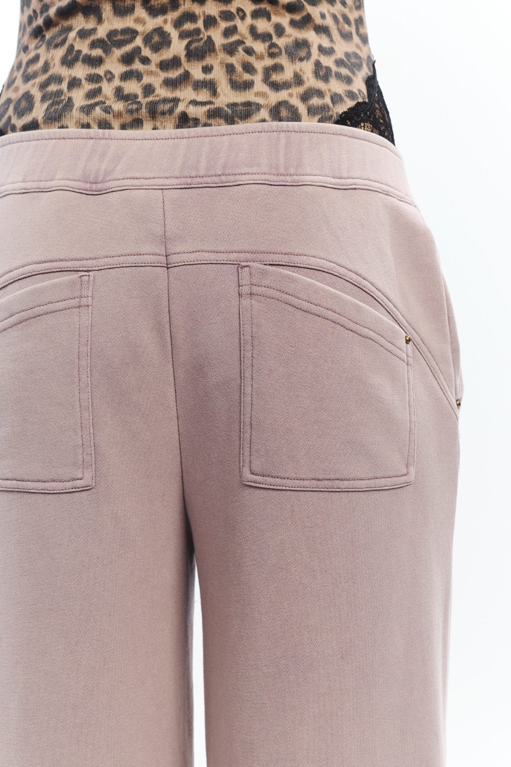 Sienna Lace-Up Wide Sweatpants