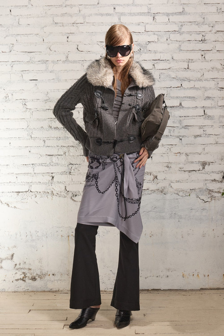 Ava Chain Drape Skirt