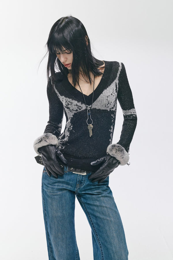 Knit Roxy V-Neck Shirt