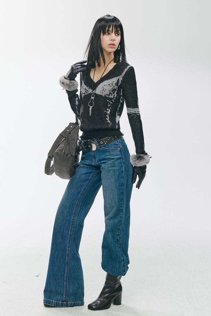 Knit Roxy V-Neck Shirt