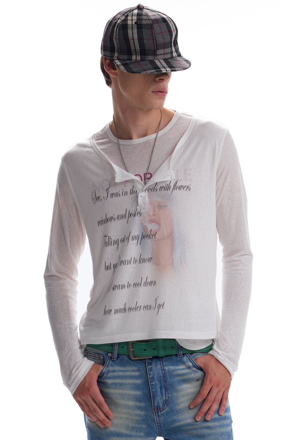 Quinn Poem Print Top